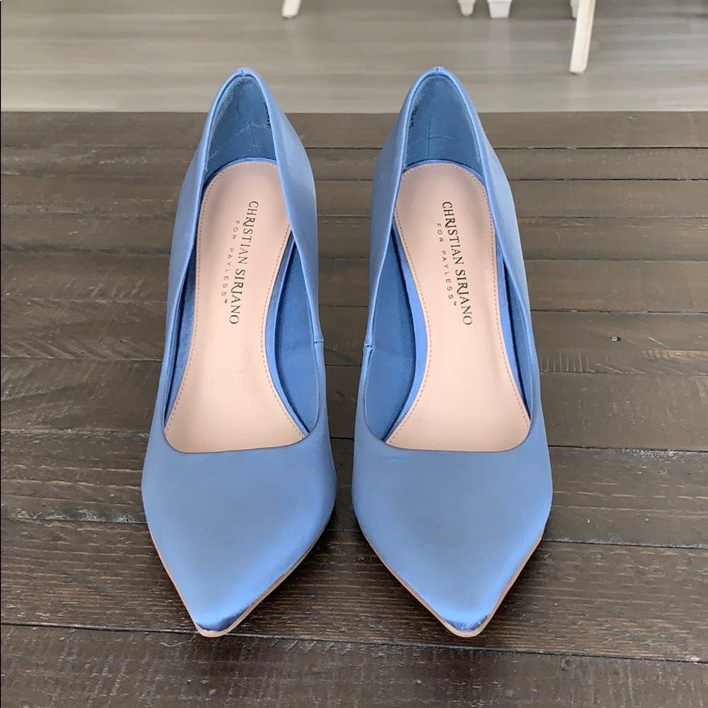 Matte Blue - Never Worn - Heels